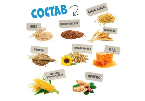 Happy Jungle Honey Sticks / Лакомство Хеппи Джангл для Мелких грызунов Палочки Мед + Орехи