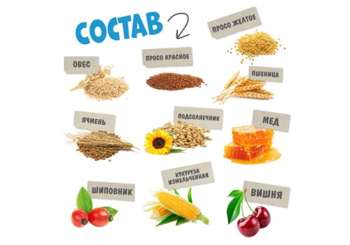 Happy Jungle Honey Sticks / Лакомство Хеппи Джангл для Мелких грызунов Палочки Мед + Ягоды