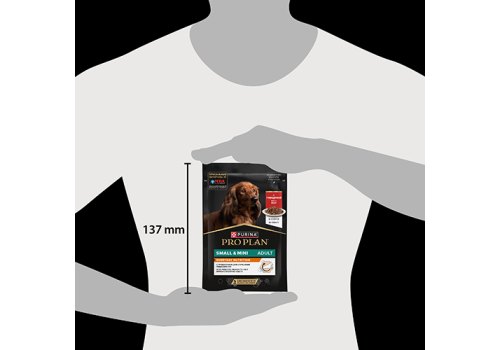 PRO PLAN EVERYDAY NUTRITION ADULT SMALL&MINI / Влажный корм Паучи ПРО ПЛАН для взрослых собак Мелких и Карликовых пород с Говядиной в соусе (цена за упаковку)