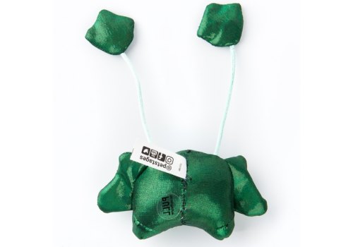 Petstages / Игрушка Петстейджес для кошек Танцующий лягушонок со звуком и с кошачьей мятой