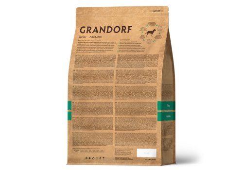 Grandorf Holistic & Hypoallergenic Adult Maxi Turkey / Сухой корм Грандорф Низкозерновой для взрослых собак Крупных пород Индейка