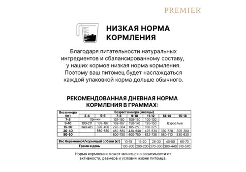 Premier Junior Medium & Maxi Fresh Turkey / Сухой корм Премьер для Юниоров Средних и Крупных пород с 4 месяцев Свежее мясо Индейки