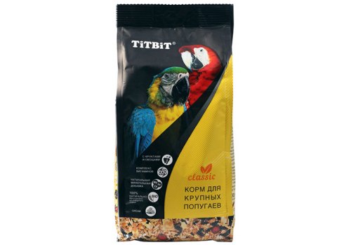 Titbit Classic / Корм Титбит для Крупных попугаев Titbit Classic / Корм Титбит для Крупных попугаев