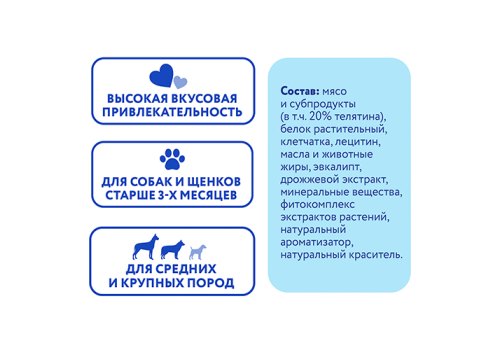 Мнямс Dental Лакомство для собак Зубные спонжи с Эвкалиптом