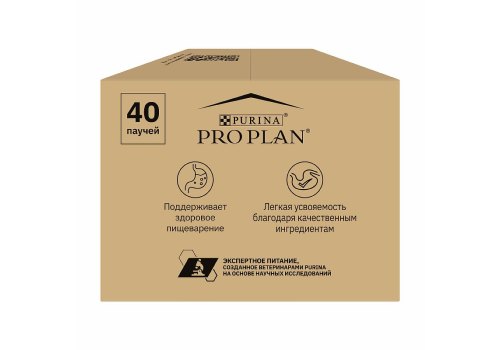 PRO PLAN DELICATE / Влажный корм Паучи ПРО ПЛАН для кошек с Чувствительным пищеварением Ассорти вкусов Индейка, Океаническая рыба, Ягненок в соусе (цена за упаковку)