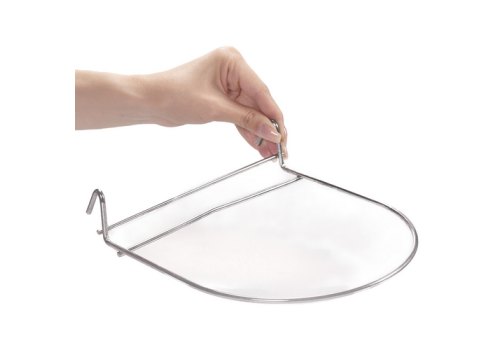 Mr.Kranch / Миска Мистер Кранч с креплением для клеток и вольеров нержавеющая сталь