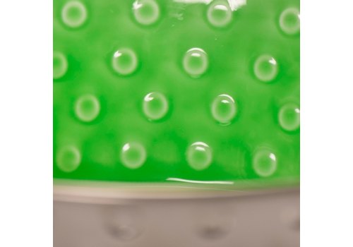 Mr.Kranch Candy / Миска Мистер Кранч для животных с Керамическим покрытием Нескользящее основание нержавеющая сталь Зеленая