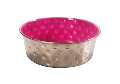 Mr.Kranch Candy / Миска Мистер Кранч для животных с Керамическим покрытием Нескользящее основание нержавеющая сталь Пурпурная