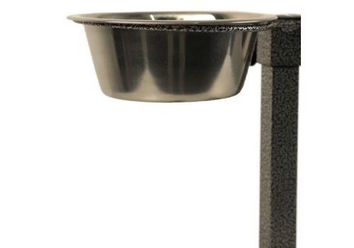 Mr.Kranch / Миска Мистер Кранч для животных Двойная на штативе нержавеющая сталь