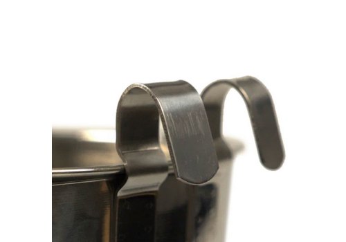 Mr.Kranch / Ведро Мистер Кранч с креплением для клеток и вольеров нержавеющая сталь