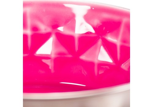 Mr.Kranch Daimond / Миска Мистер Кранч для животных с Керамическим покрытием Нескользящее основание нержавеющая сталь Пурпурная