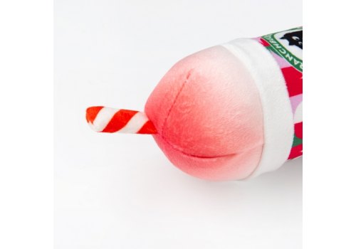 Mr.Kranch / Игрушка Мистер Кранч для собак Капучино Kranchbucks с пищалкой и хрустящей трубочкой