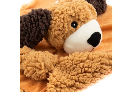 Aromadog Rescue / Игрушка Аромадог для собак Собачка-плед с пищалкой Рыжий