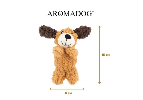 Aromadog Rescue / Игрушка Аромадог для собак Собачка мягкая с пищалкой Рыжий