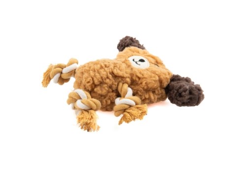 Aromadog Rescue / Игрушка Аромадог для собак Собачка с канатами с пищалкой Рыжий