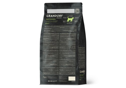 Grandorf Fresh Adult Salmon & Sweet Potato / Сухой Беззерновой корм Грандорф для взрослых кошек Лосось батат