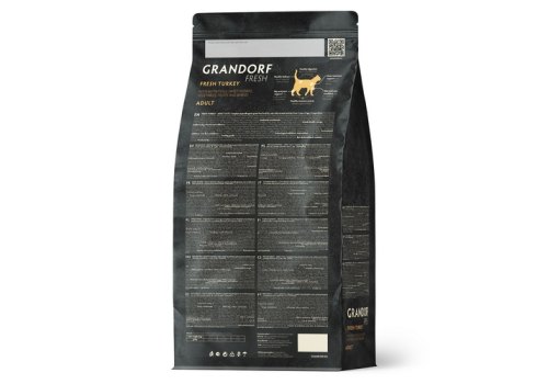 Grandorf Fresh Adult Turkey & Sweet Potato / Сухой Беззерновой корм Грандорф для взрослых кошек Индейка батат