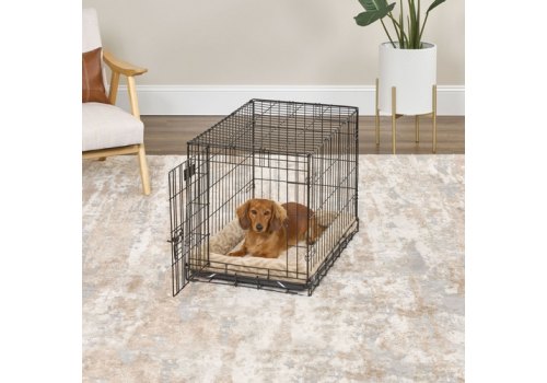 MidWest Deluxe Wave Bed / Лежанка Мидвест Меховая Песочная для собак и кошек