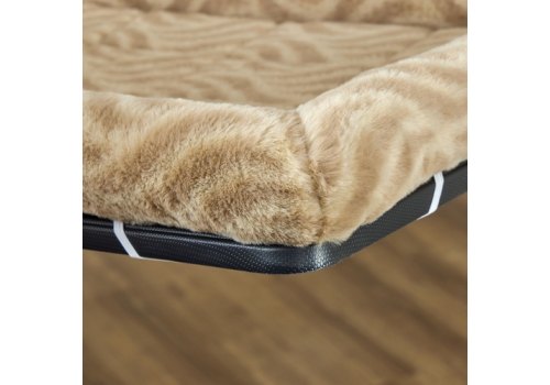 MidWest Deluxe Wave Bed / Лежанка Мидвест Меховая Песочная для собак и кошек