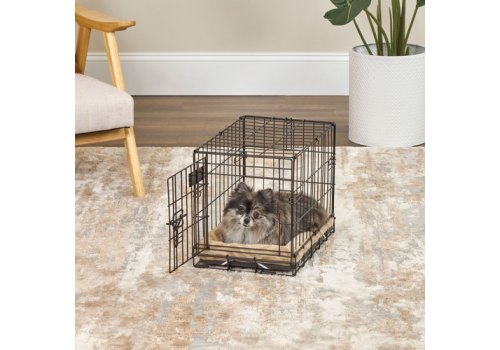 MidWest Deluxe Wave Bed / Лежанка Мидвест Меховая Песочная для собак и кошек