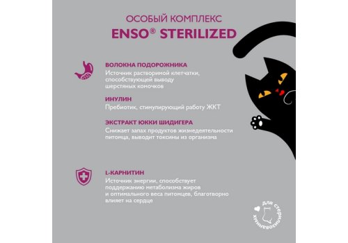 Enso / Влажный корм Энсо Паучи для взрослых стерилизованных кошек Форель Кусочки в соусе (цена за упаковку)