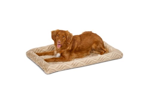 MidWest Deluxe Wave Bed / Лежанка Мидвест Меховая Песочная для собак и кошек