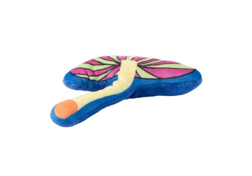 Mr.Kranch / Игрушка Мистер Кранч для кошек плюшевая с кошачьей мятой Волшебный Грибочек синяя