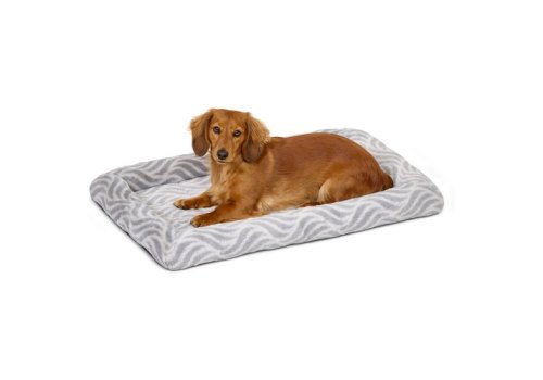 MidWest Deluxe Wave Bed / Лежанка Мидвест Меховая Серая для собак и кошек