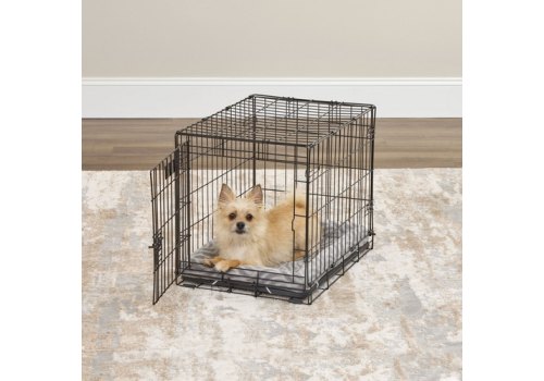 MidWest Deluxe Wave Bed / Лежанка Мидвест Меховая Серая для собак и кошек