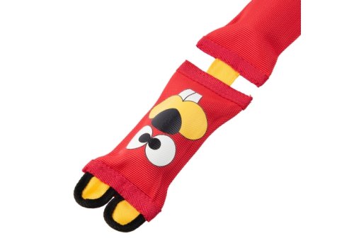 Mr.Kranch / Игрушка Мистер Кранч для собак Бобер из пожарного шланга красная