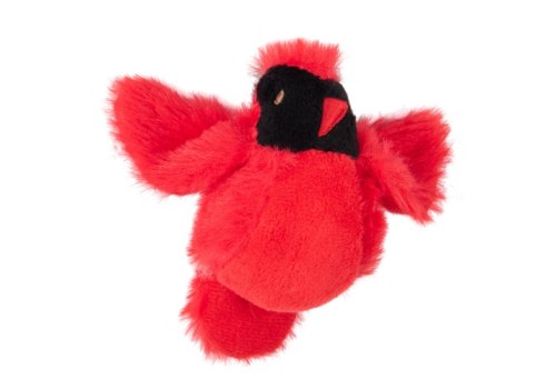 Mr.Kranch / Игрушка Мистер Кранч для кошек плюшевая с кошачьей мятой Птичка красная
