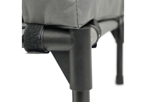 Mr.Kranch Elevated / Лежанка-шезлонг Мистер Кранч с мягкими бортиками для собак серая