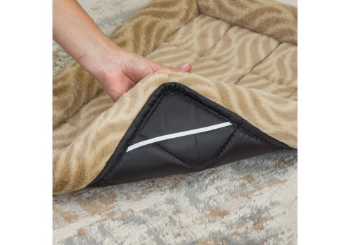 MidWest Deluxe Wave Bed / Лежанка Мидвест Меховая Песочная для собак и кошек