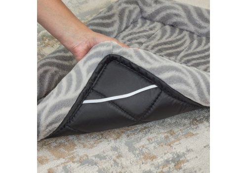 MidWest Deluxe Wave Bed / Лежанка Мидвест Меховая Серая для собак и кошек