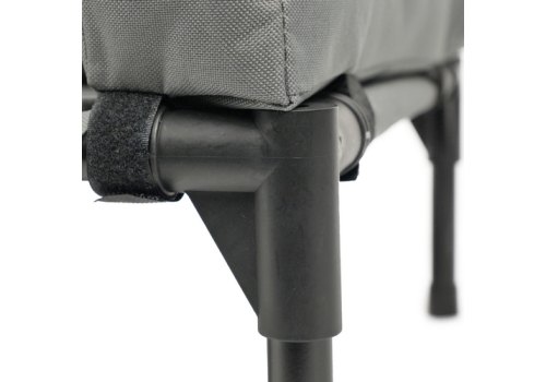 Mr.Kranch Elevated / Лежанка-шезлонг Мистер Кранч с мягкими бортиками для собак серая