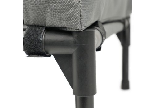 Mr.Kranch Elevated / Лежанка-шезлонг Мистер Кранч с мягкими бортиками для собак серая