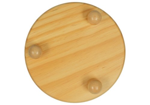 Mr.Kranch Bamboo / Миска Мистер Кранч Керамическая желтая на бамбуковой подставке