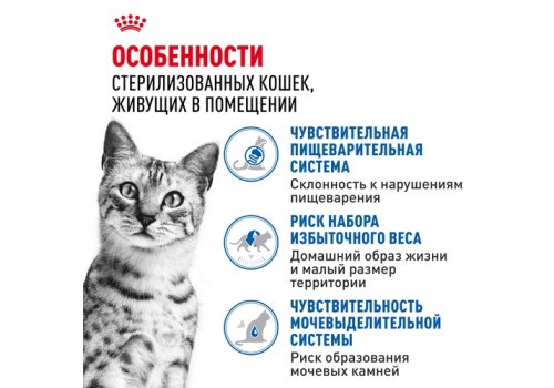 Royal Canin Indoor Jelly / Влажный корм (Консервы-Паучи) Роял Канин Индор для Стерилизованных кошек Живущих в помещении в Желе (цена за упаковку)