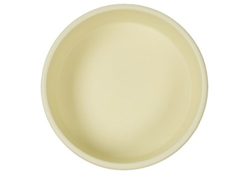 Mr.Kranch Bamboo / Миска Мистер Кранч Керамическая белая на бамбуковой подставке