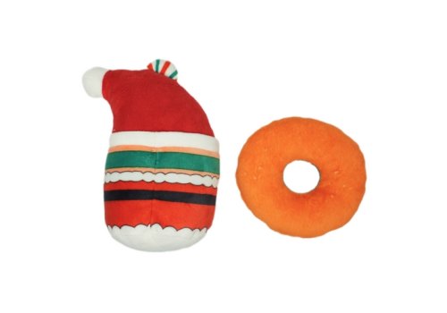 Mr.Kranch / Набор Мистер Кранч для собак Теплый с пищалкой и хрустящими элементами