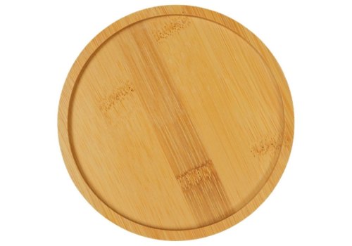 Mr.Kranch Bamboo / Миска Мистер Кранч Керамическая коричневая на бамбуковой подставке Mr.Kranch Bamboo / Миска Мистер Кранч Керамическая коричневая на бамбуковой подставке