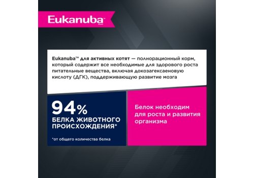 Eukanuba Kitten Chicken / Паучи (Влажный корм) Эукануба для Котят в возрасте до 1 года с Курицей (цена за упаковку)