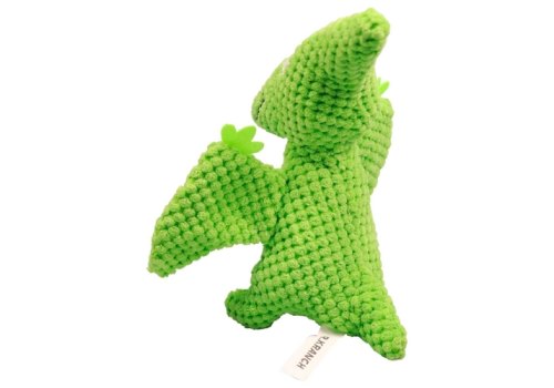 Mr.Kranch / Игрушка Мистер Кранч для собак Птерозавр плюшевая с пищалкой зеленая
