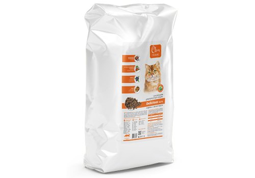 Clan Classic Delicious 32-15 / Сухой корм Клан для взрослых кошек Индейка и Белая рыба Clan Classic Delicious 32-15 / Сухой корм Клан для взрослых кошек Индейка и Белая рыба