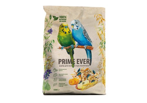 Prime Ever / Сухой корм Прайм Эвер для Волнистых попугаев Prime Ever / Сухой корм Прайм Эвер для Волнистых попугаев