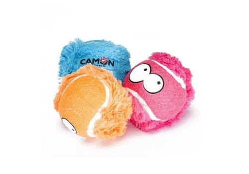 Camon / Игрушка Камон для собак Мяч теннисный с глупым лицом D7 см Camon / Игрушка Камон для собак Мяч теннисный с глупым лицом D7 см