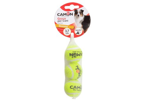 Camon / Игрушка Камон для собак Мяч теннисный с пищалкой D3,7 см Camon / Игрушка Камон для собак Мяч теннисный с пищалкой D3,7 см