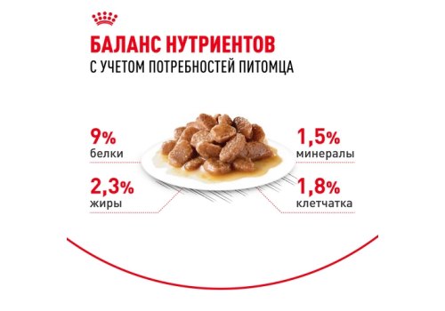 Royal Canin Sterilised / Влажный корм (Консервы-Паучи) Роял Канин Стерилайзд для взрослых кастрированных котов и Стерилизованных кошек в Соусе (цена за упаковку)