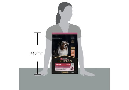 PRO PLAN OPTI DERMA / Сухой корм ПРО ПЛАН для взрослых собак средних пород при чувствительной коже с лососем