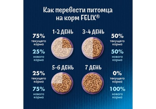 FELIX ДВОЙНАЯ ВКУСНЯТИНА / Сухой корм Пурина Феликс для взрослых кошек с птицей